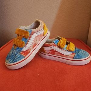 Toddler tie dyed vans